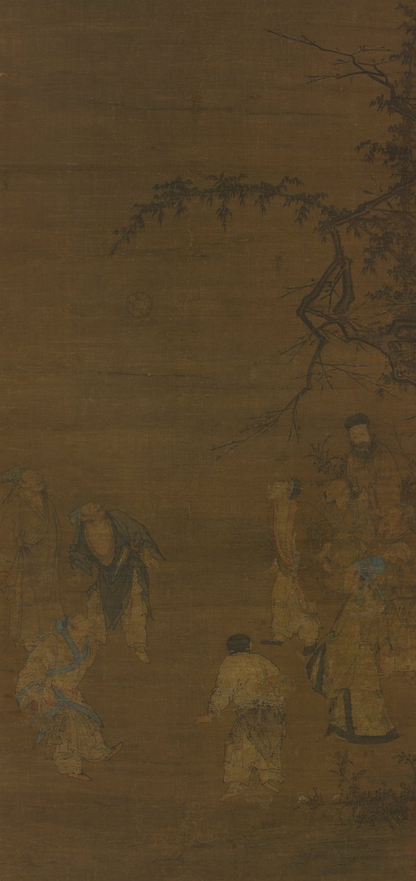 Os jogadores de futebol de attributed to Ma Yuan