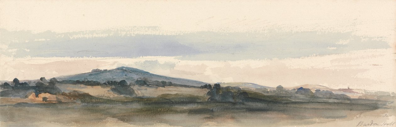 Bardon Hill, Charnwood Forest, Leicestershire de attributed to Peter DeWint