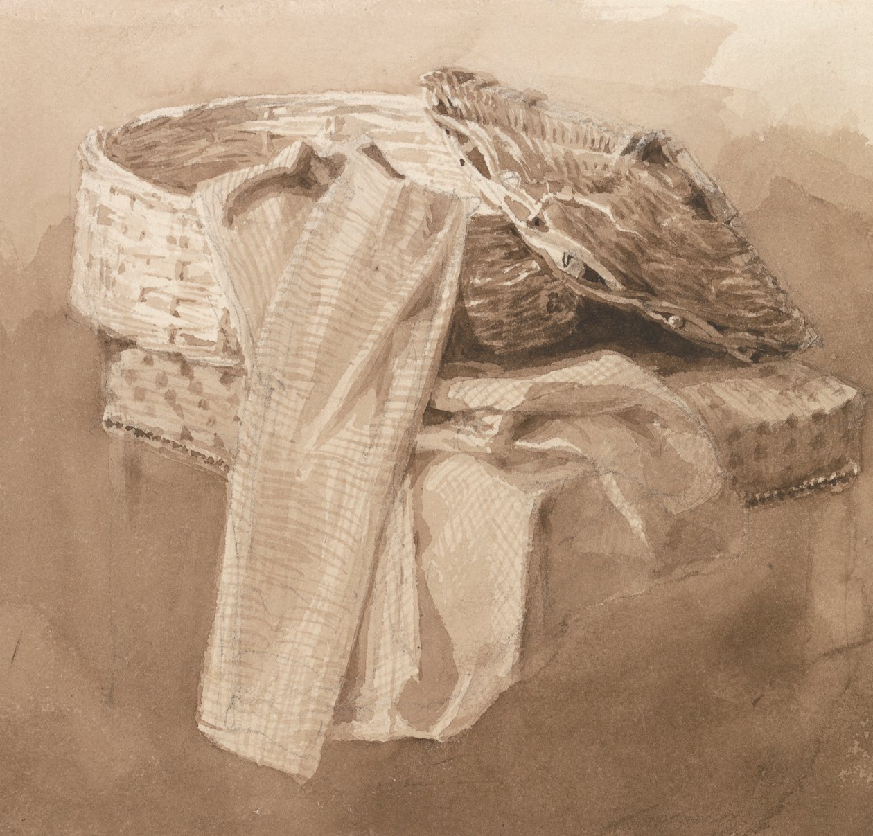 Natureza Morta: Cesto de attributed to Peter DeWint