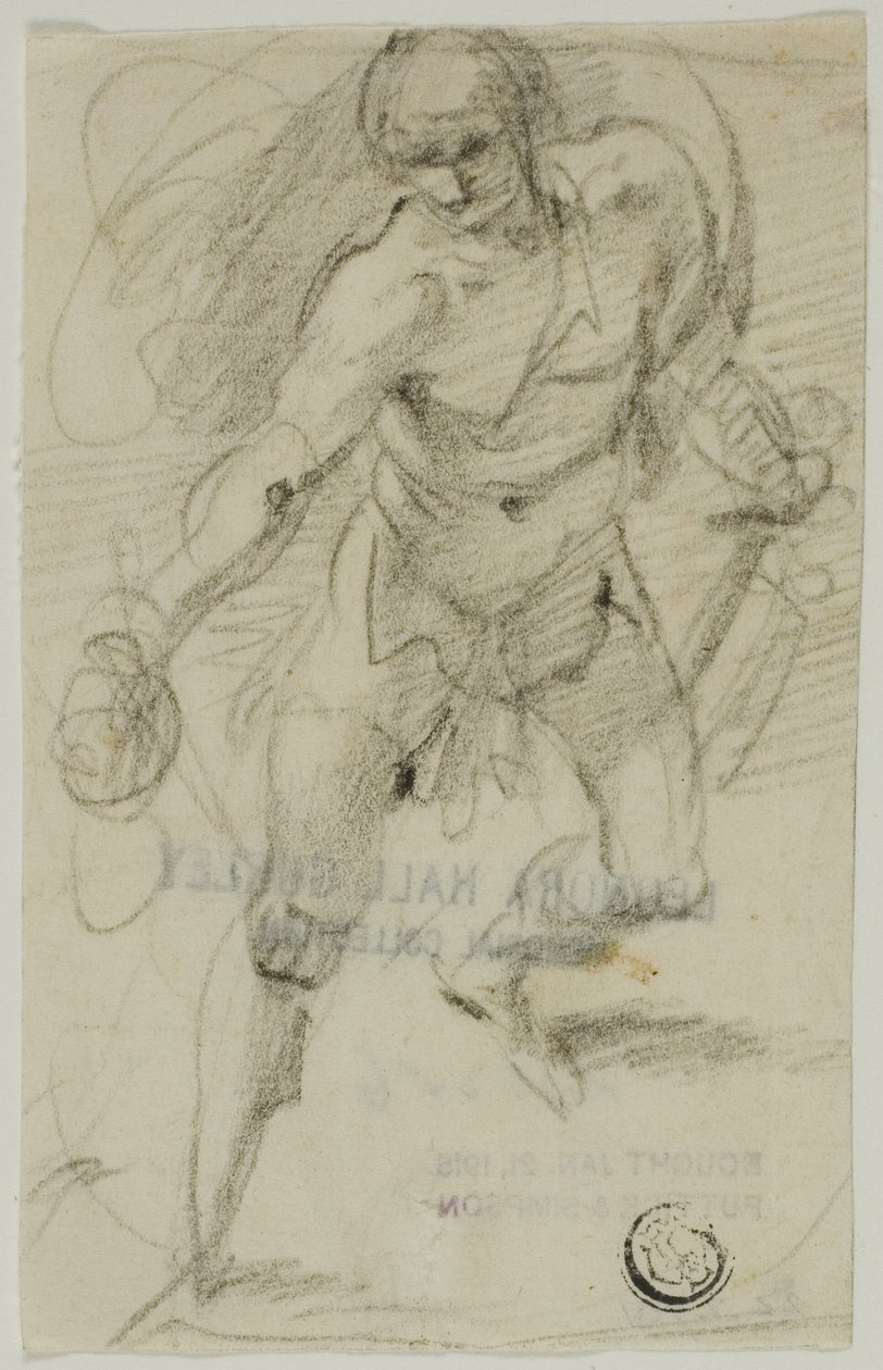 David com a cabeça de Golias de called Cavaliere d