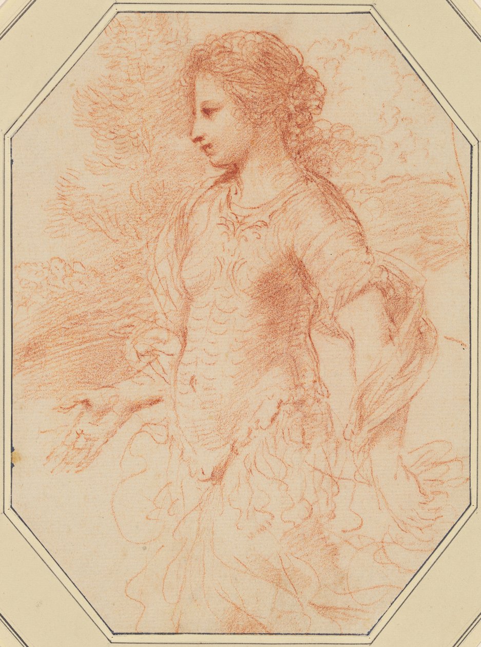 Ermínia de called Guercino Giovanni Francesco Barbieri