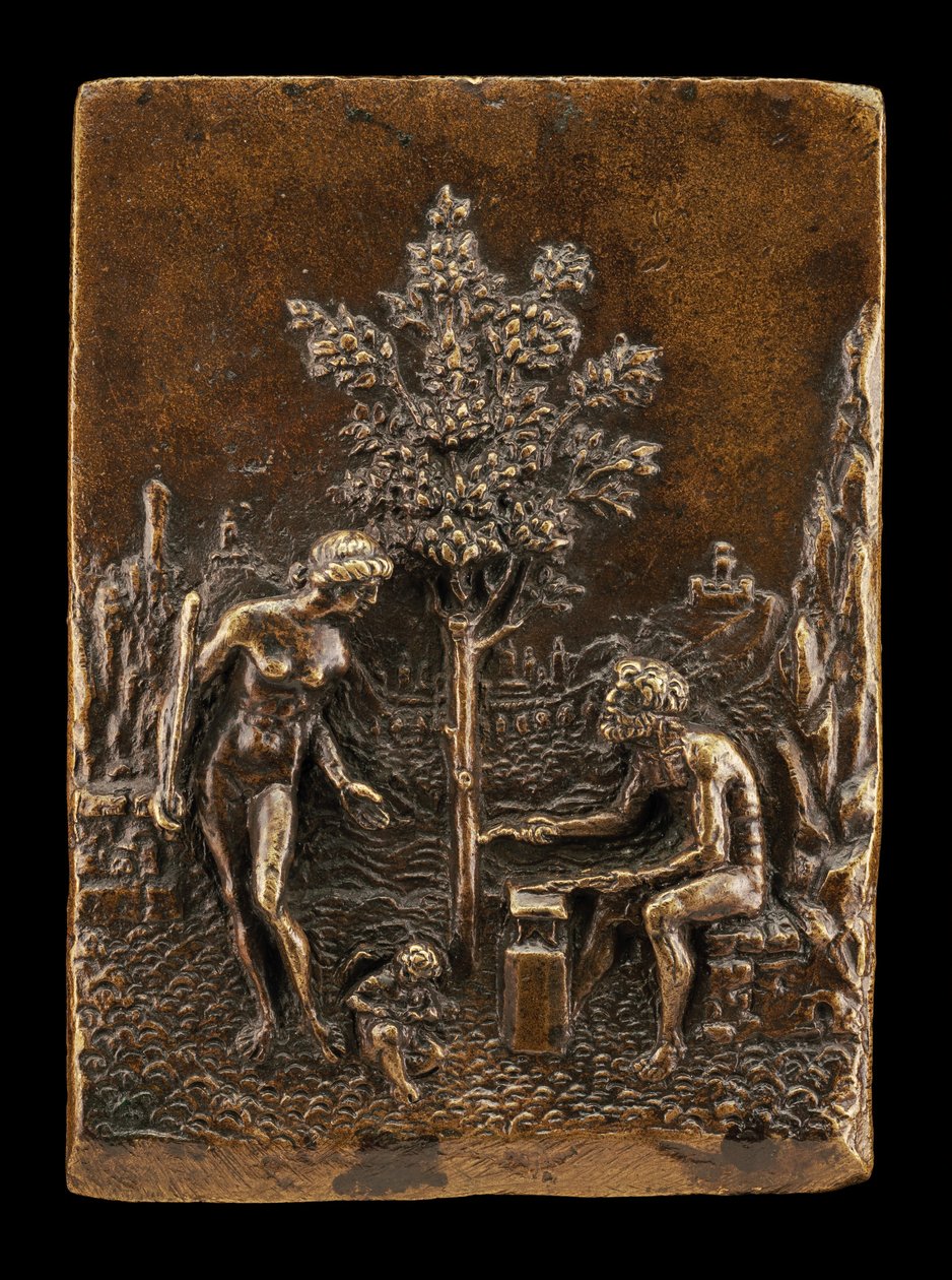 Vênus, Cupido e Vulcano de called Riccio Andrea Briosco