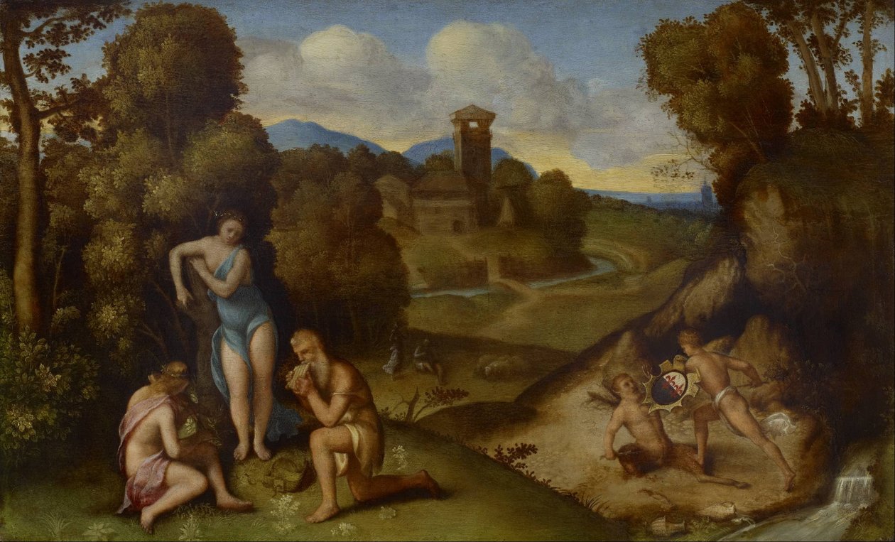 Alegoria de circle of Giorgione