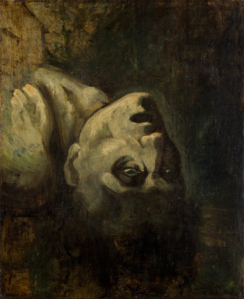 Cabeça de um homem afogado de circle of Théodore Géricault