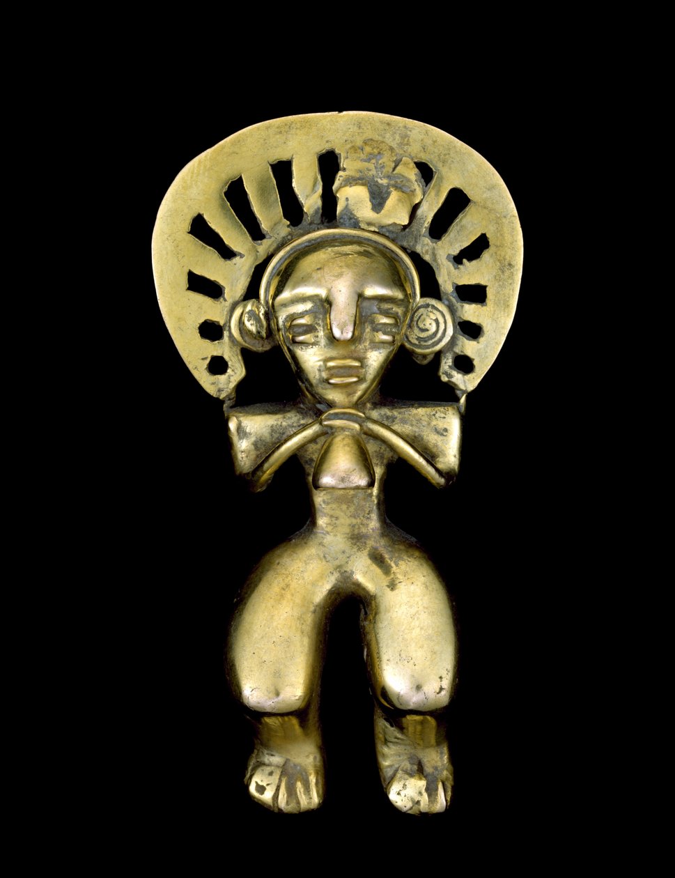Pingente de um xamã de civilization Quimbaya