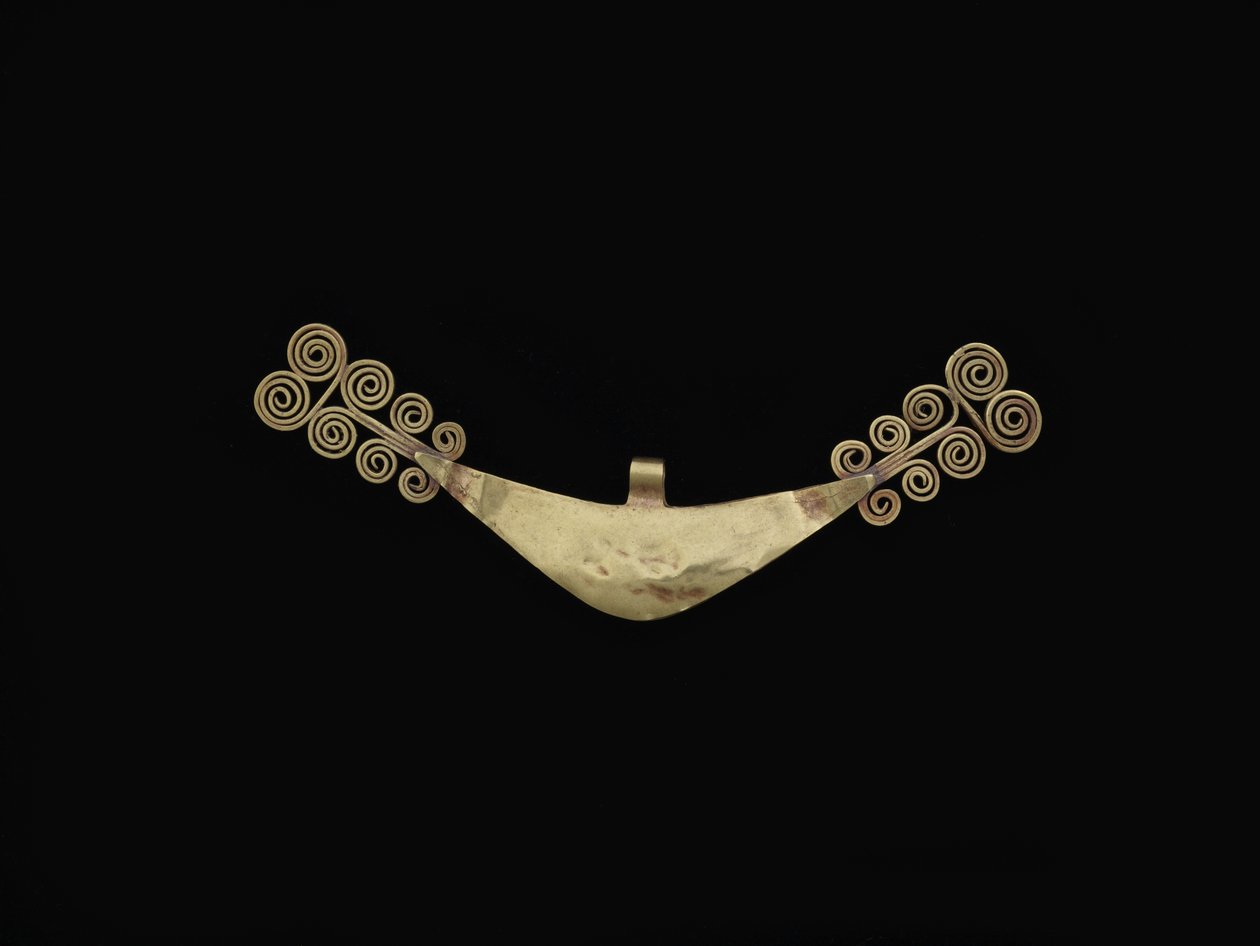 Ornamento de pinça de civilization Quimbaya