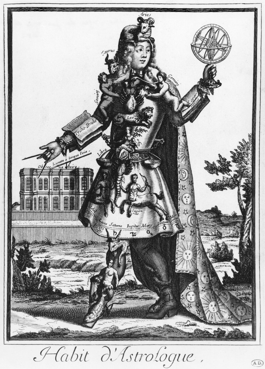 Traje para um astrólogo de Nicolas II de Larmessin