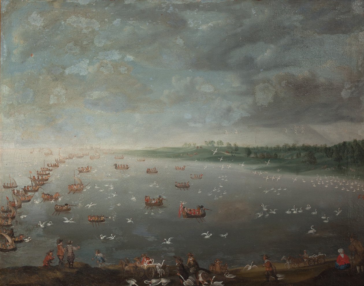 Caça ao Cisne de de Coninck