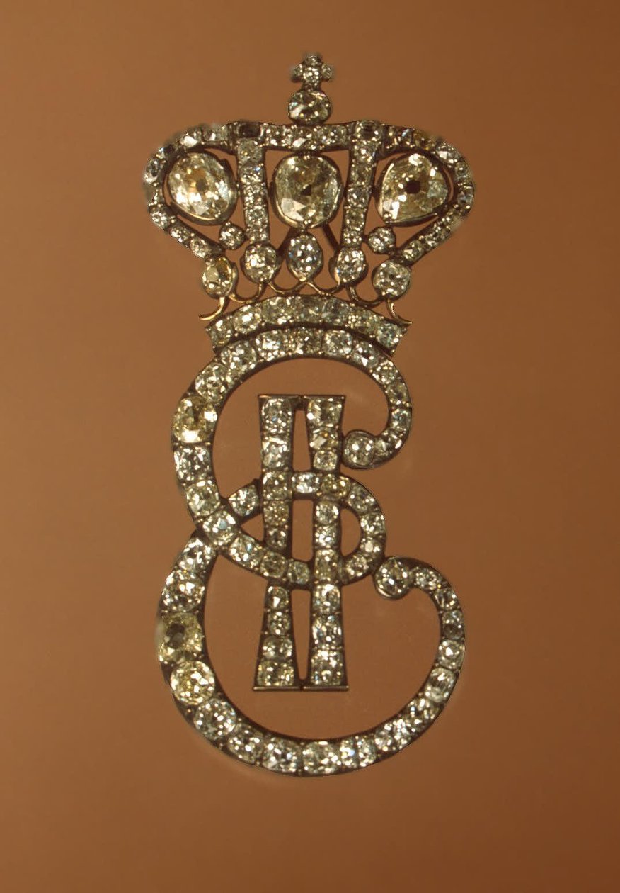 Monograma de Catarina II para as Damas de Honra, entre 1775 e 1780 de decorations and medals Orders