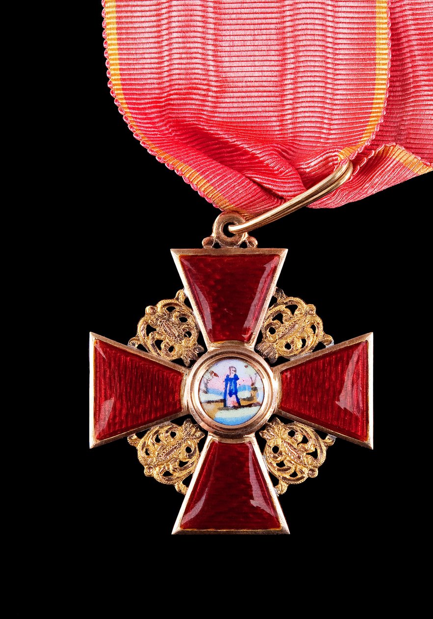 Ordem de Santa Ana, Segunda Classe, década de 1880 de decorations and medals Orders