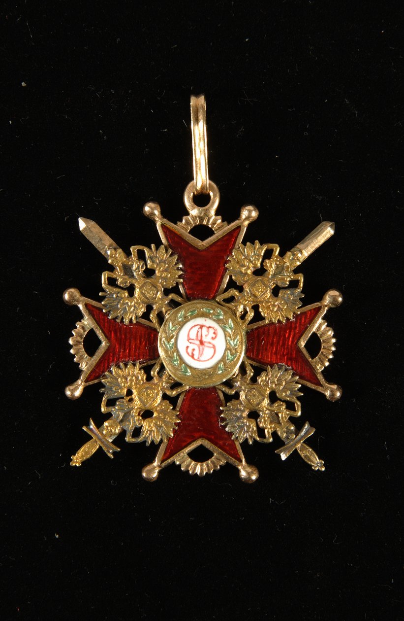 O distintivo da Ordem de São Estanislau, Terceira Classe de decorations and medals Orders