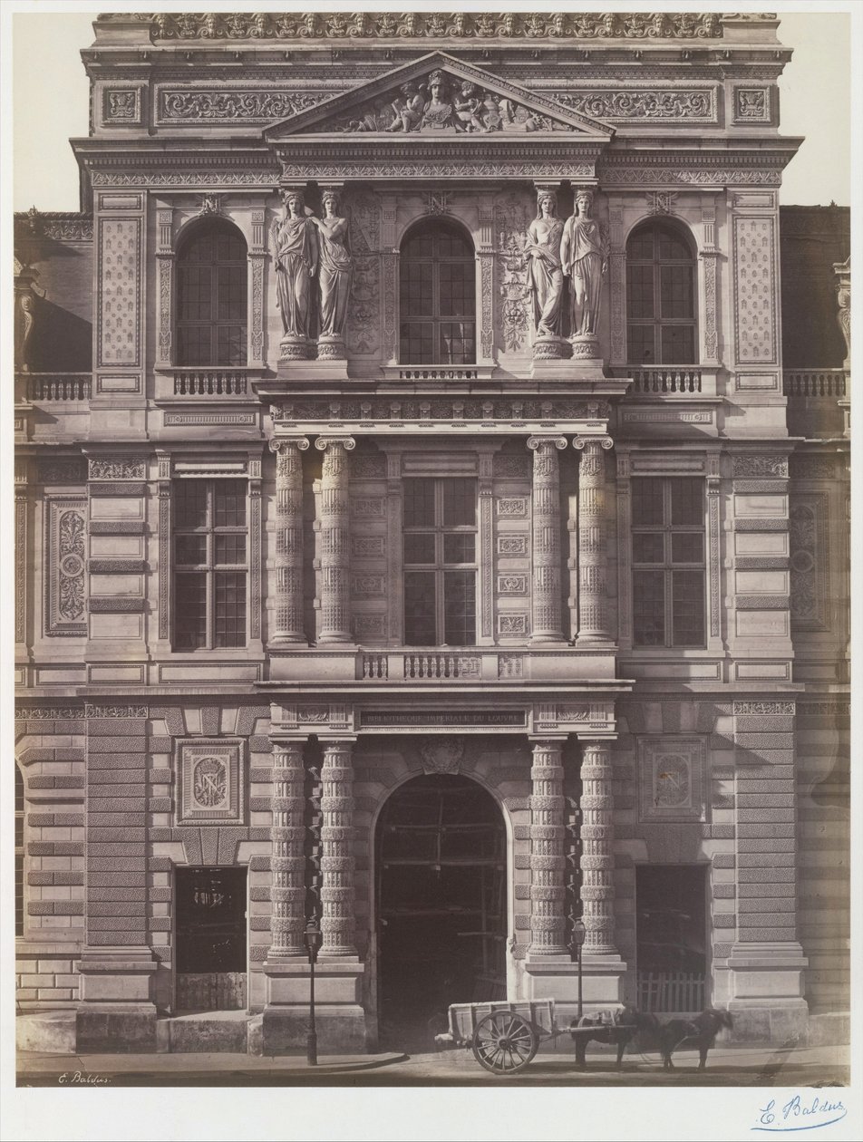 Biblioteca Imperial do Louvre de Edouard Denis Baldus
