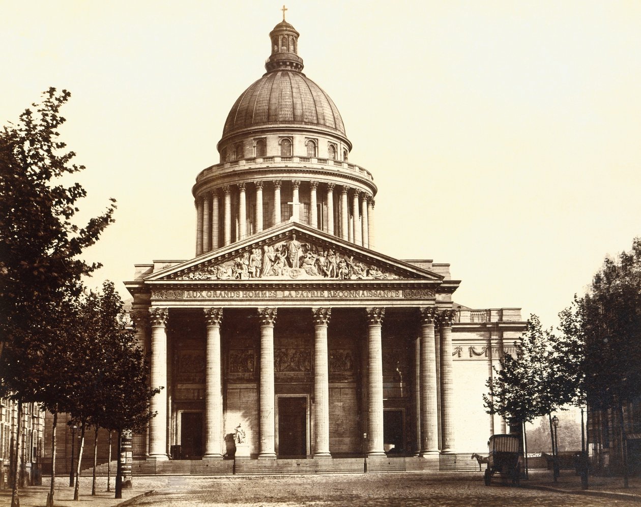 Panteão de Paris Medium de Edouard Denis Baldus