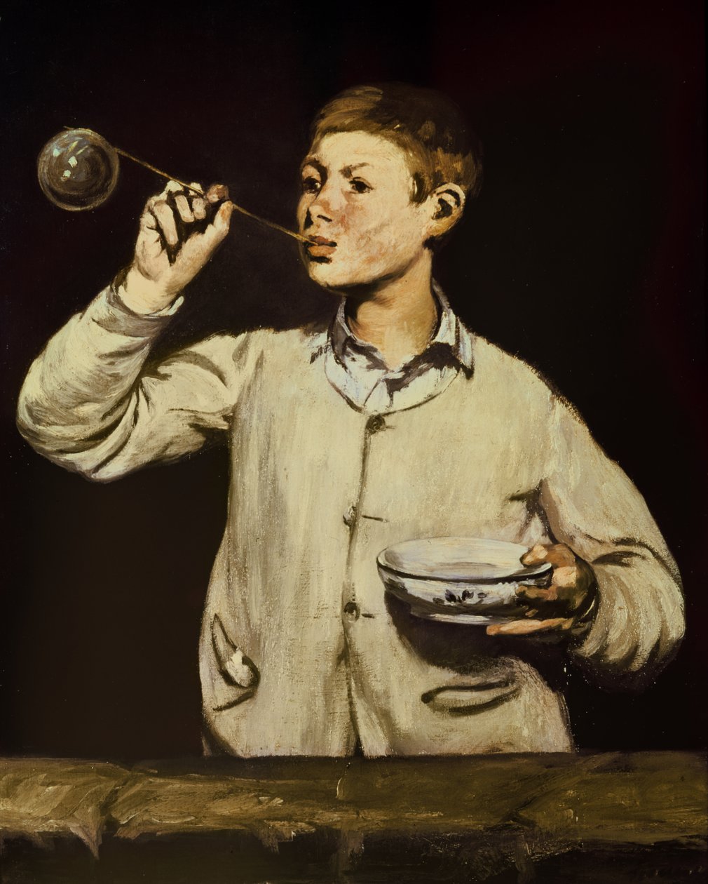Bolhas de sopro do menino, 1867-69 de Édouard Manet