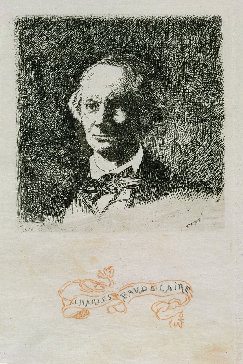 Charles Baudelaire (1820-67) 1868 de Édouard Manet