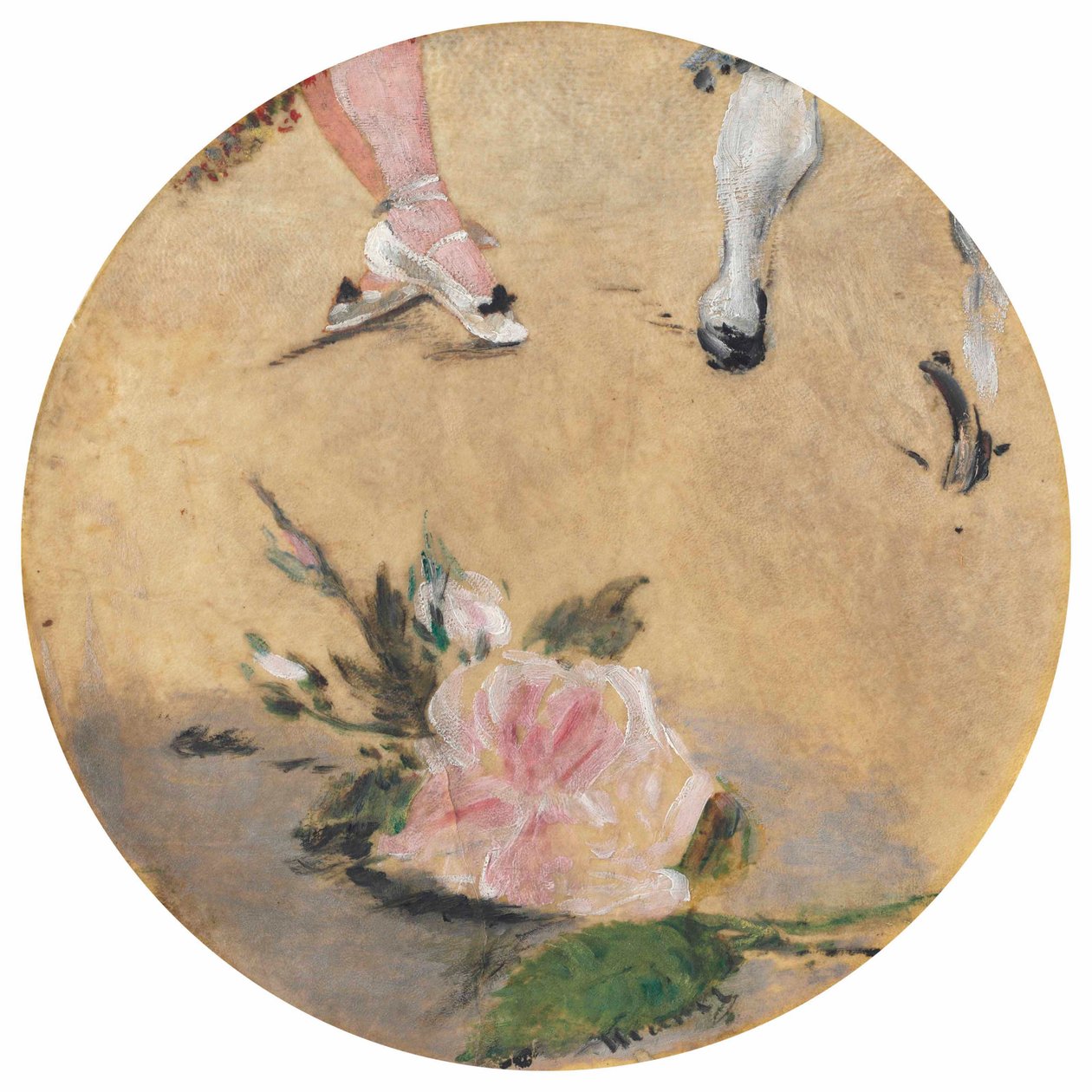 Sapatos de dança de Édouard Manet