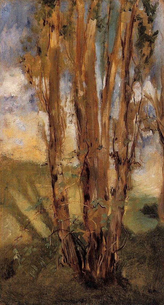Estudo da árvore de Édouard Manet