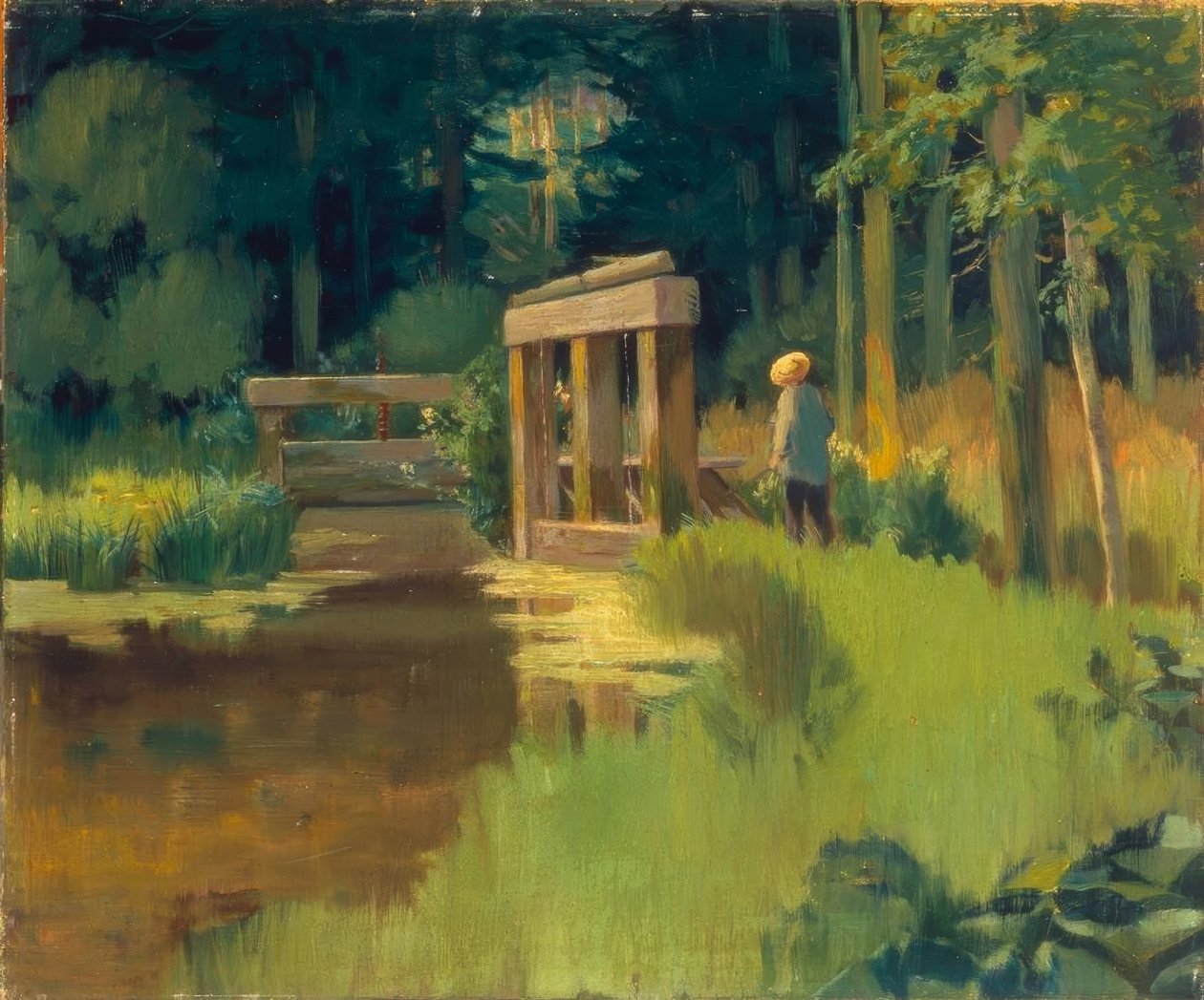 Em um parque de Édouard Manet