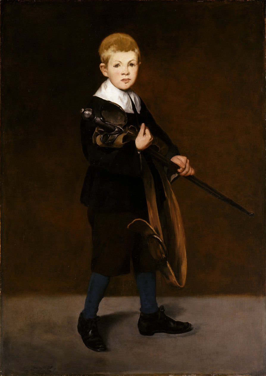 A criança com a espada de Édouard Manet