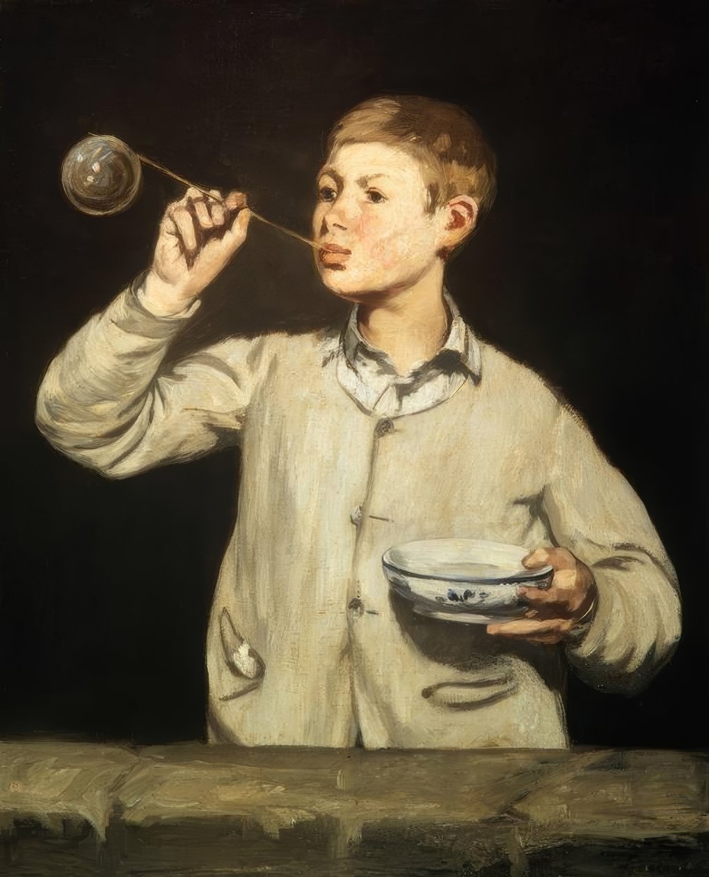O garoto com a bolha de sabão de Édouard Manet