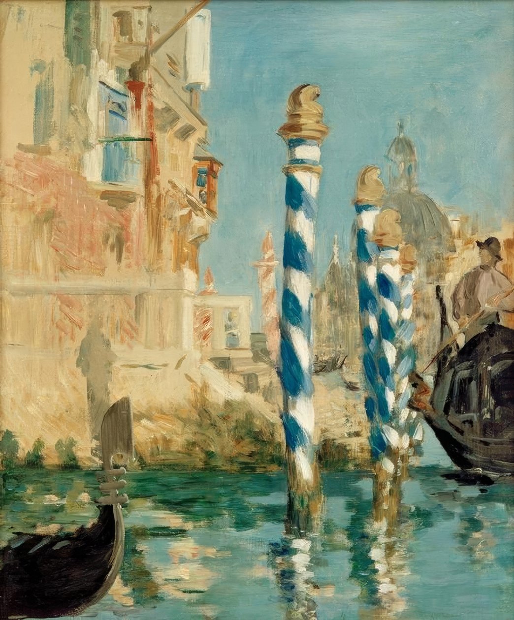 O Grande Canal de Veneza (Vista de Veneza) de Édouard Manet