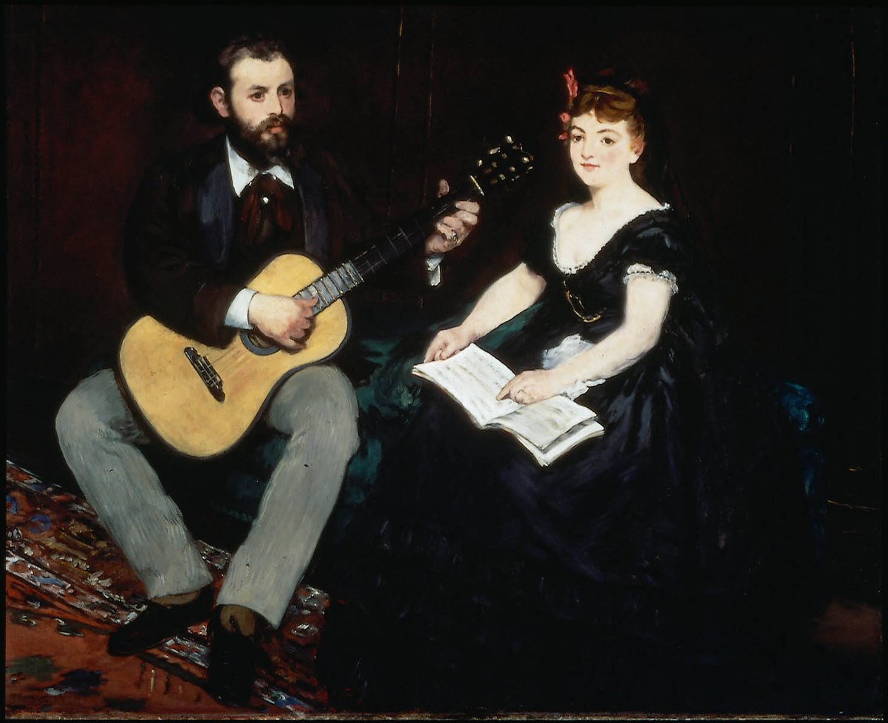 Lição de música de Édouard Manet