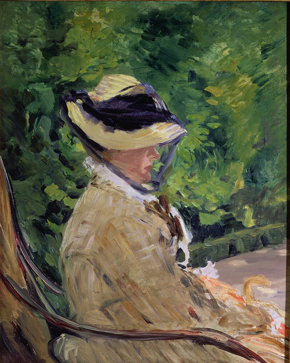 Madame Manet no Bellevue de Édouard Manet