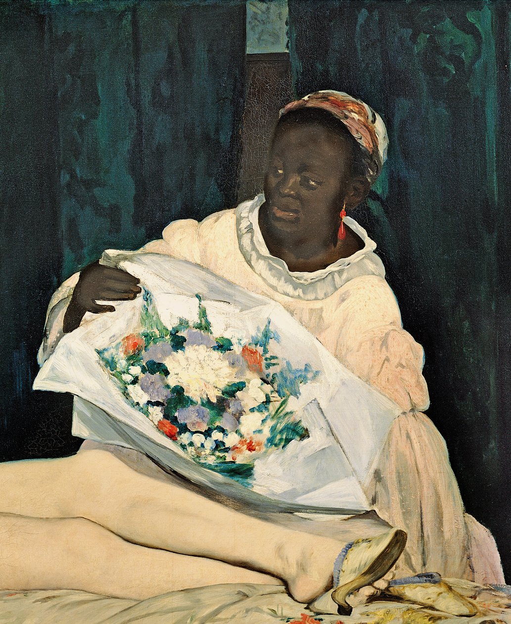 Olympia, 1863 (detalhe de 64183) de Édouard Manet