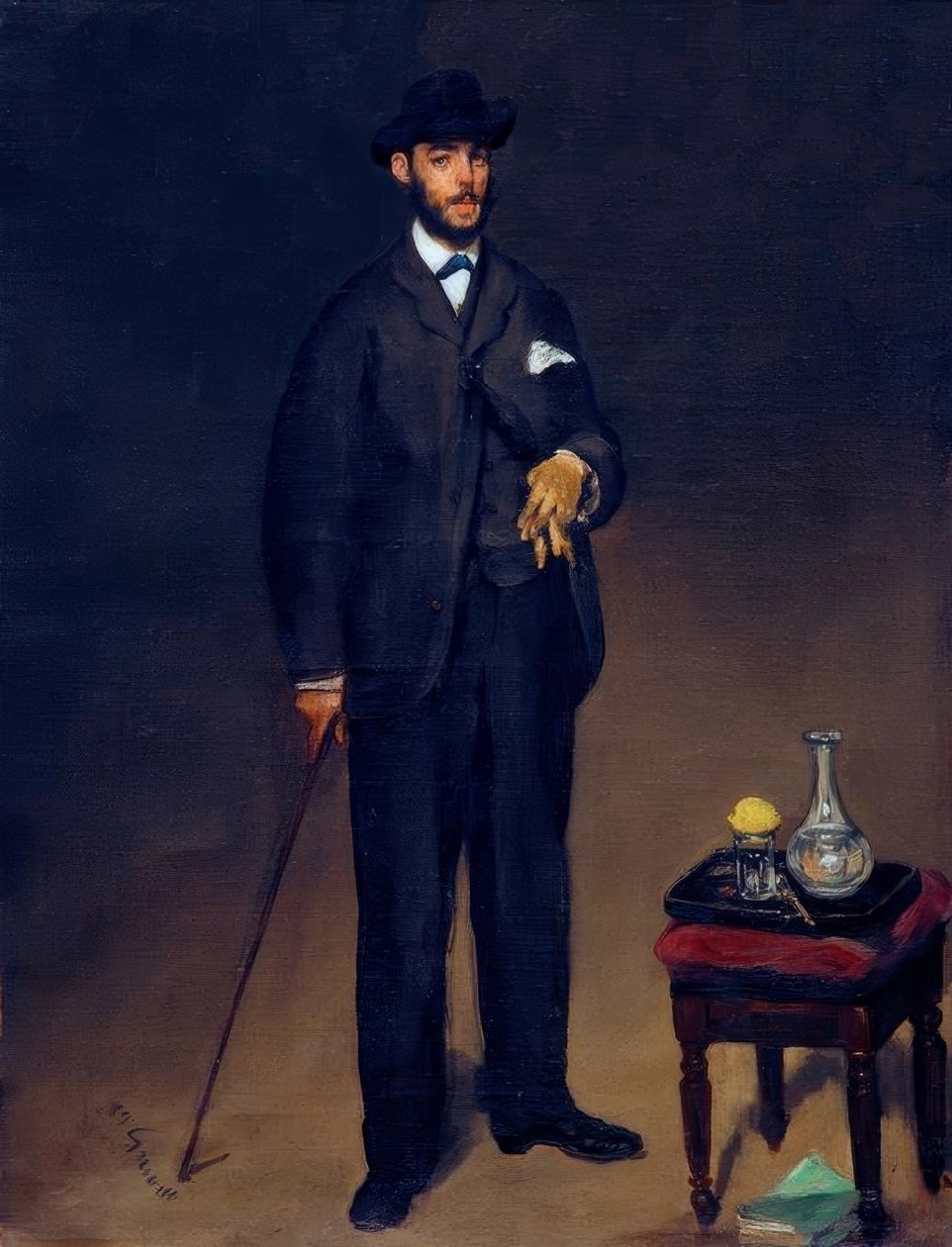 Retrato de Théodore Duret de Édouard Manet