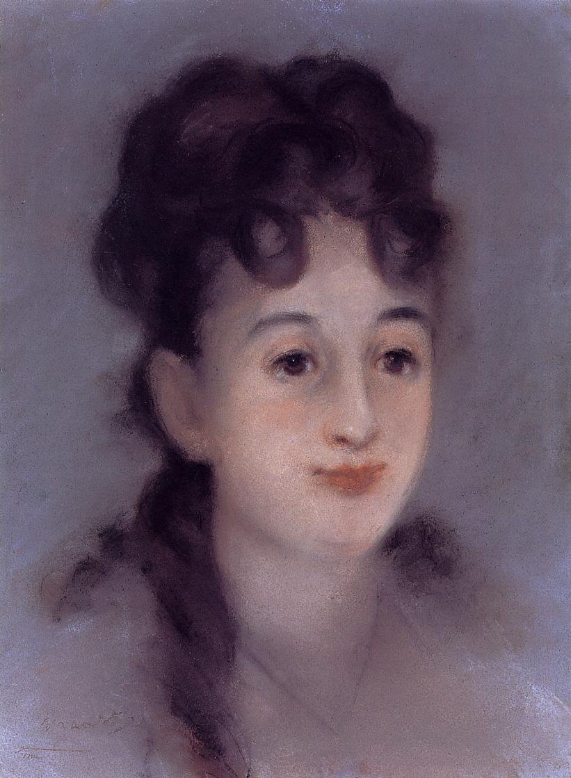 Retrato de Eva Gonzales de Édouard Manet