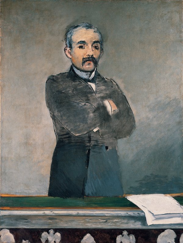 Retrato de Georges Clemenceau de Édouard Manet