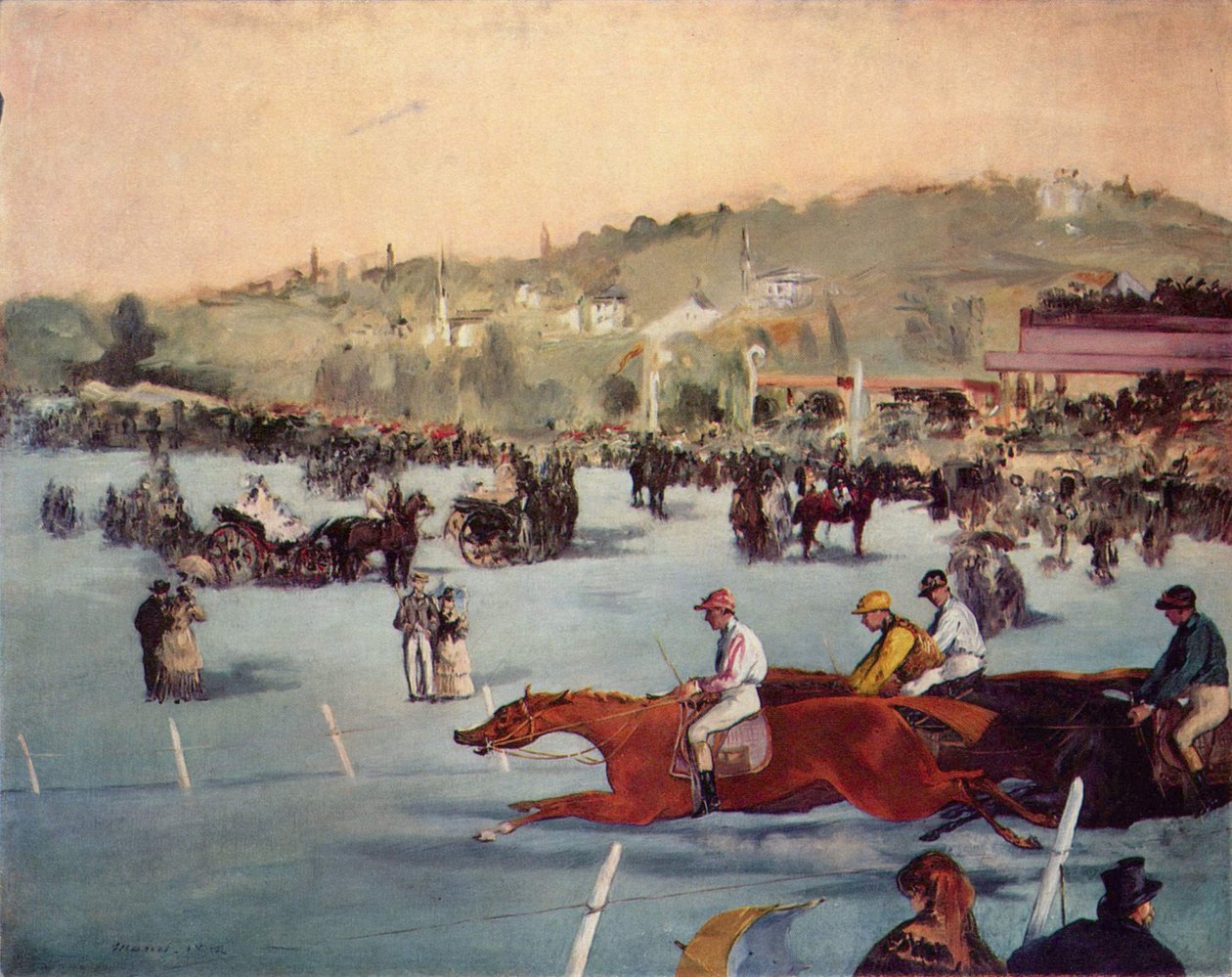 Corrida no Bois de Boulogne de Édouard Manet