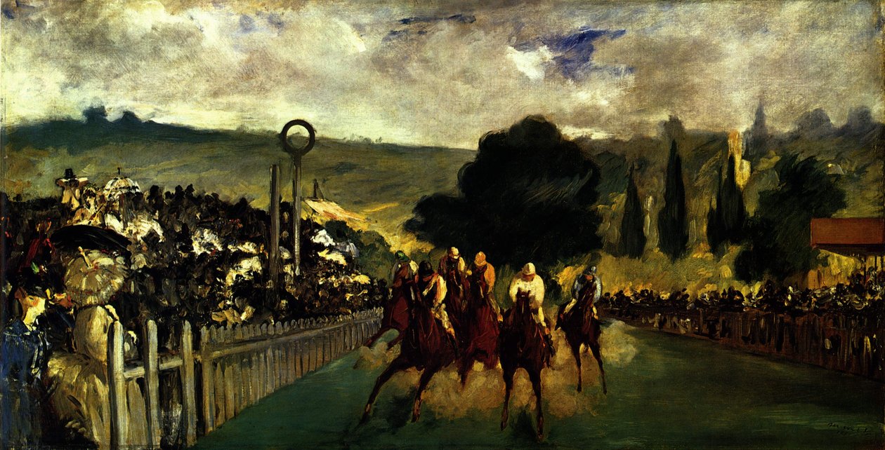 Corrida em Longchamp de Édouard Manet