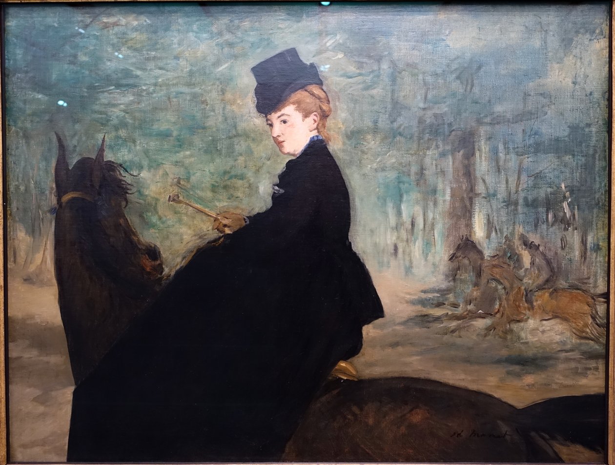 O Amazonas, retrato de Marie Lefebure de Édouard Manet