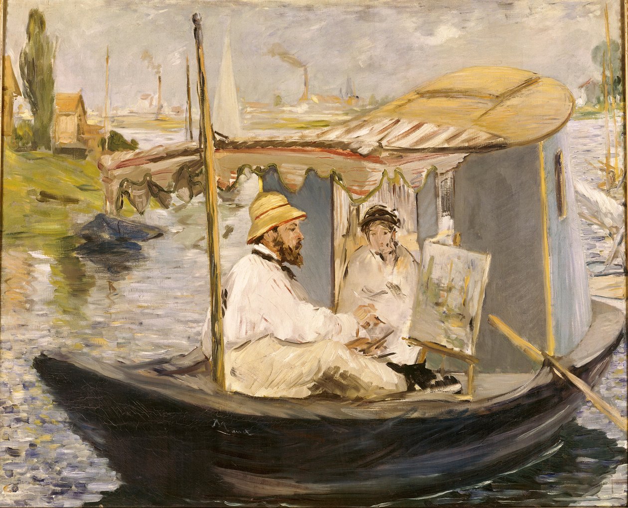 O barco de Édouard Manet