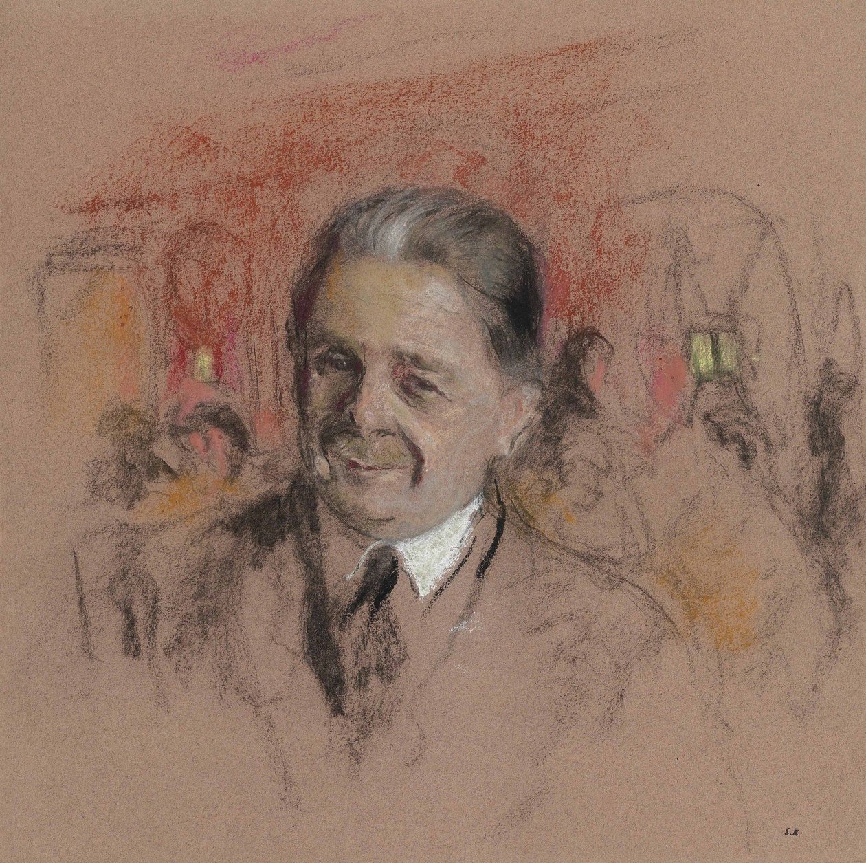 Estude para um retrato de Georges Bénard de Edouard Vuillard