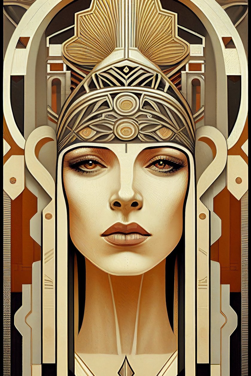 Biomecânica arte mulher beleza pintura, parede Arte impressão a pedido de F. Abderrahim