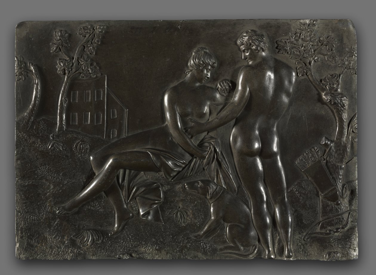 Vênus e Adônis de follower of Georg Raphael Donner