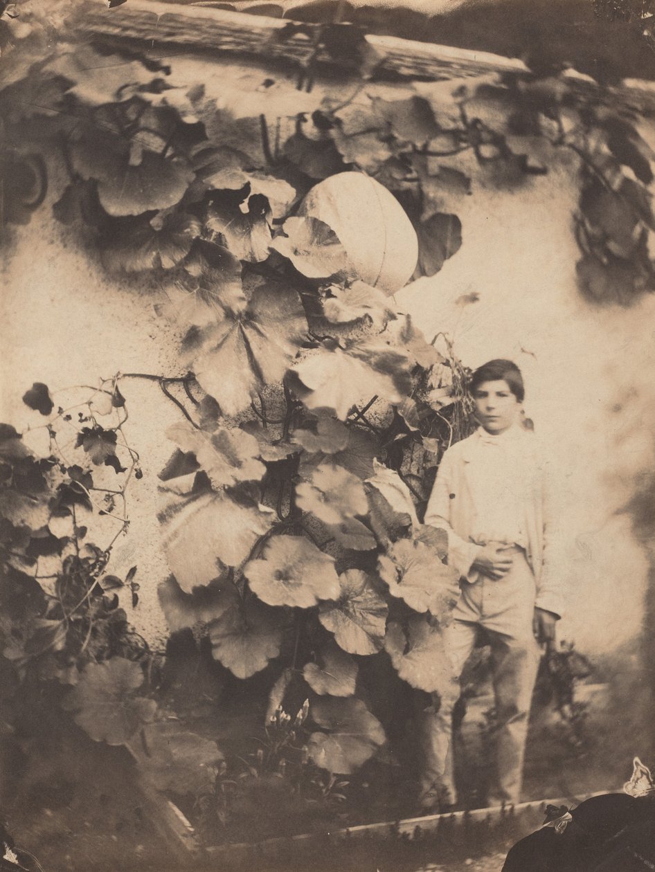 Rapaz com uma videira de abóbora, 1854 (foto) de freres Varin