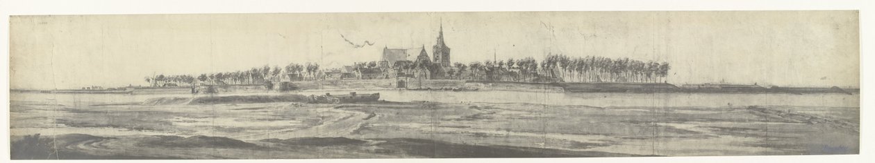 Vista de Grave, 1672
Fotografias de desenhos da invasão francesa dos Países Baixos em 1672 por Adam Frans van der Meulen guardadas na Manufacture des Gobelins (título da série) de frères Moreau