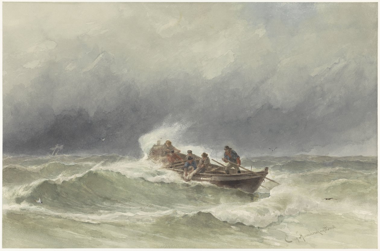 Resgate no mar de jonkheer Jacob Eduard van Heemskerck