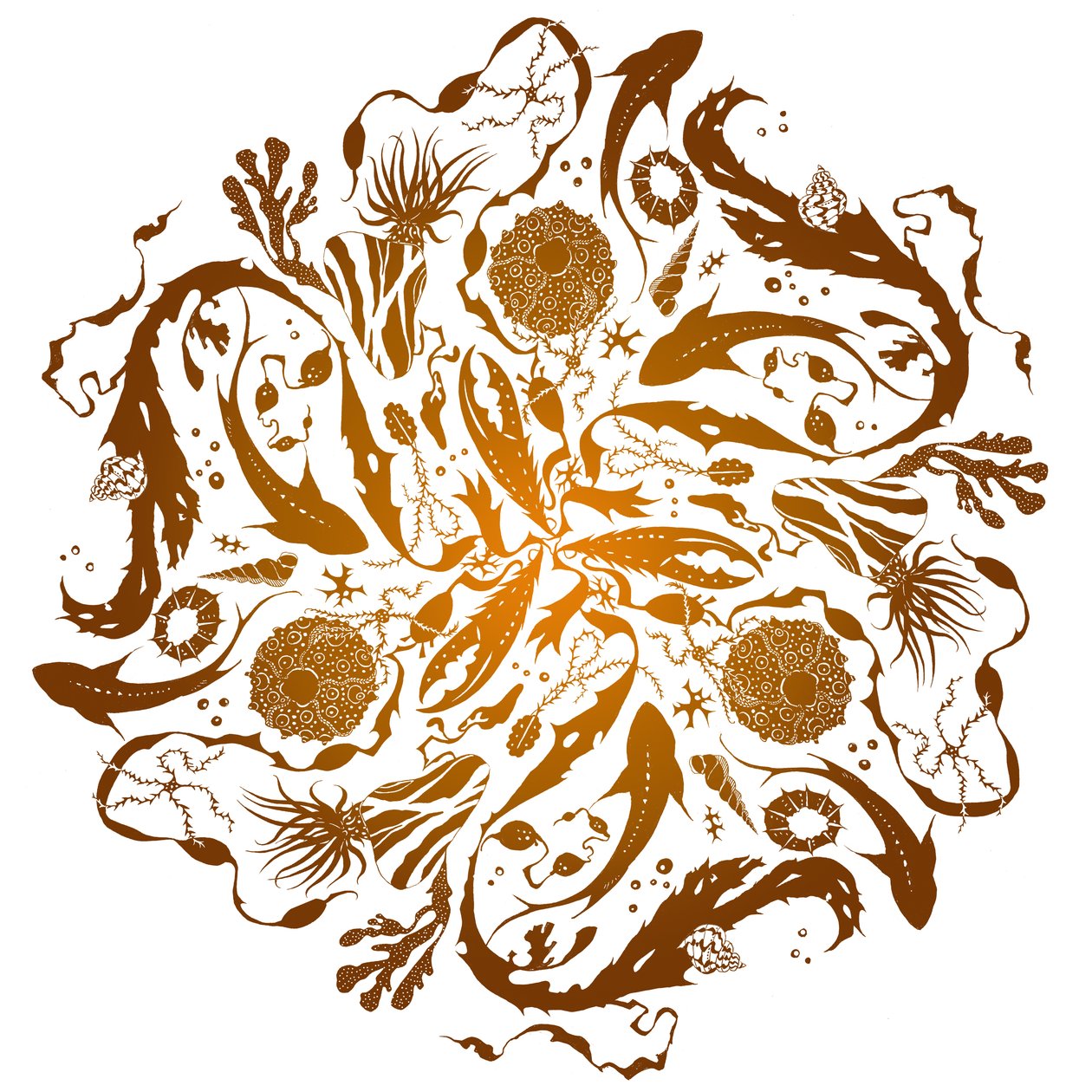 Mare marginis, 2018 (serigrafia) de julia McKenzie