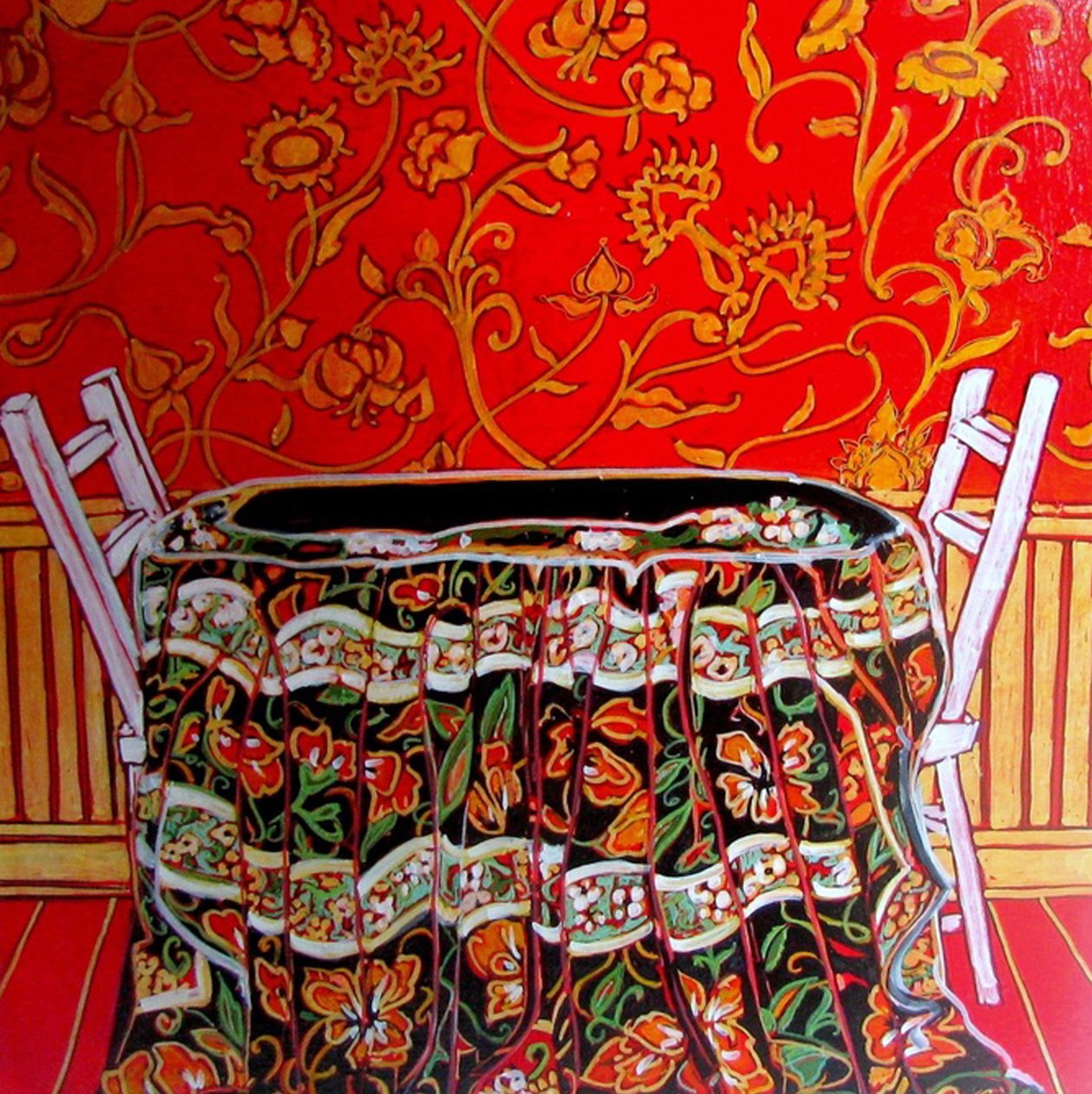 Dining Out, 2014 (a partir de técnica mista) de linda arthurs
