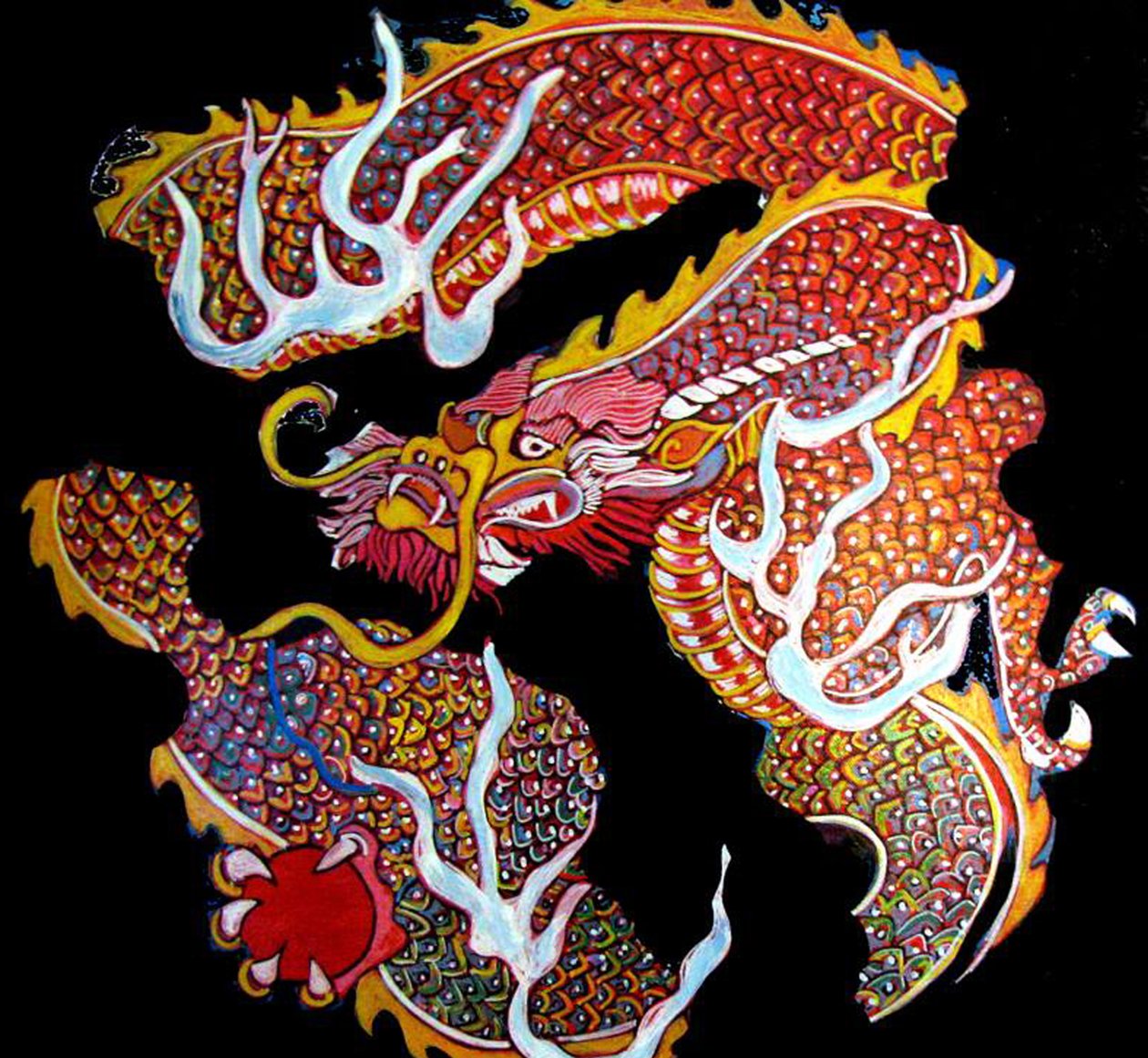 Dragão, 2013 (técnica mista) de linda arthurs
