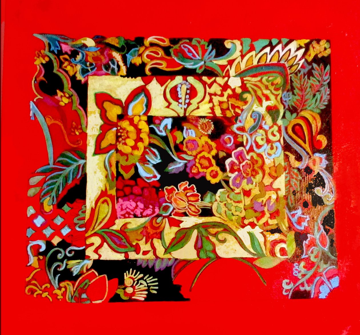 Cores alegres para a primavera, 2017 (técnica mista) de linda arthurs