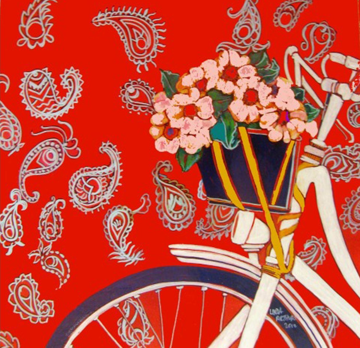A bicicleta da Kate, 2013 (técnica mista) de linda arthurs