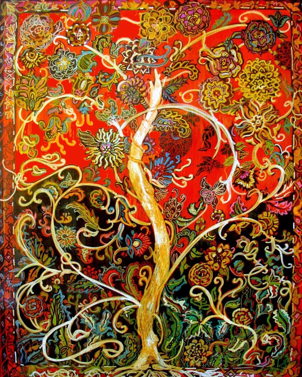 Árvore da vida, 2017 (técnica mista) de linda arthurs
