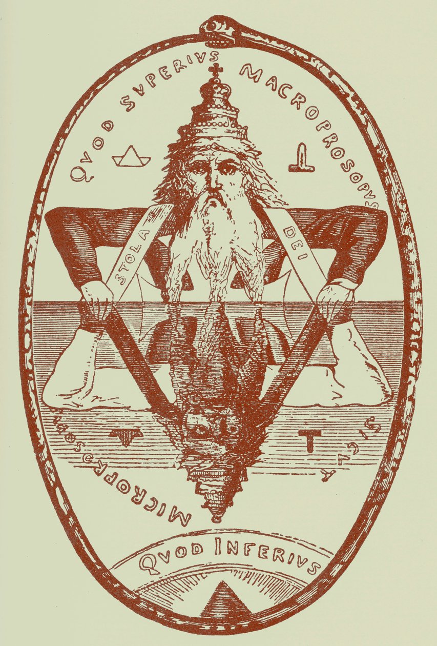 O grande símbolo de Salomão de Éliphas after Lévi