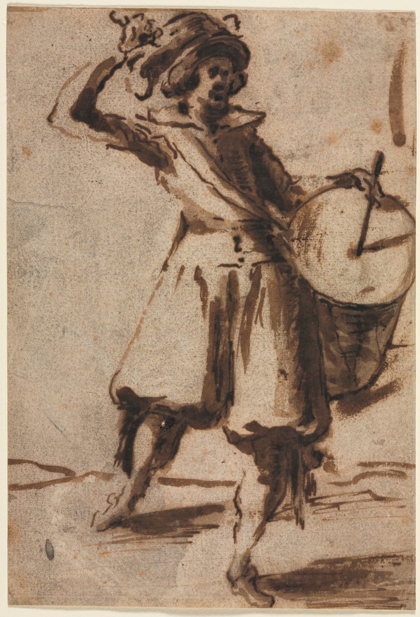 O baterista de manner of Jacques Callot