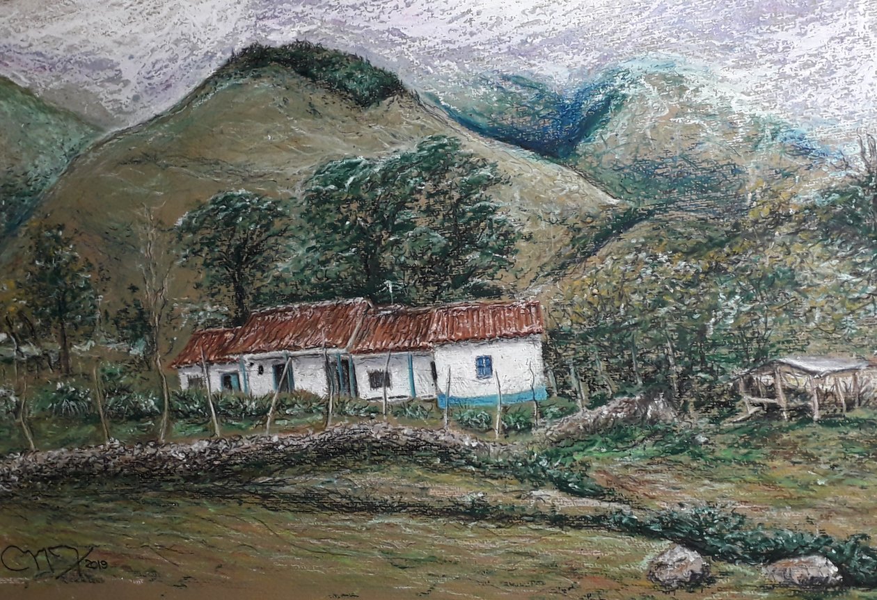 PAISAGEM ANDINA - LLANO LARGO VENEZUELA de miguelmendez_art.ve